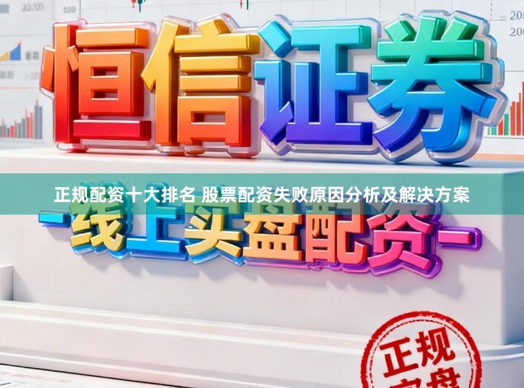 正规配资十大排名 股票配资失败原因分析及解决方案