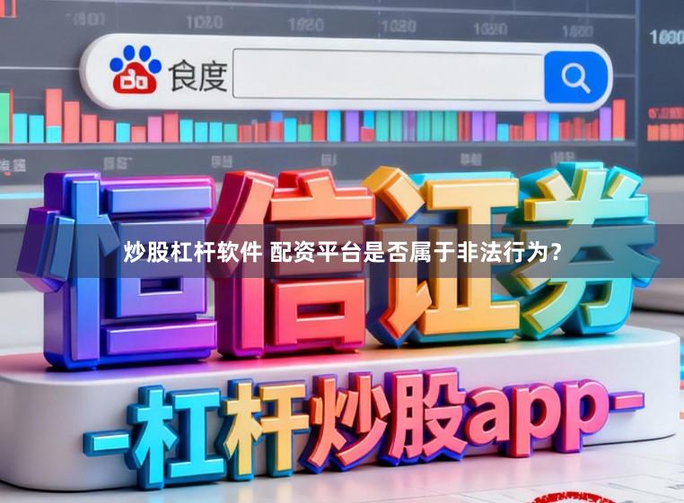 炒股杠杆软件 配资平台是否属于非法行为？